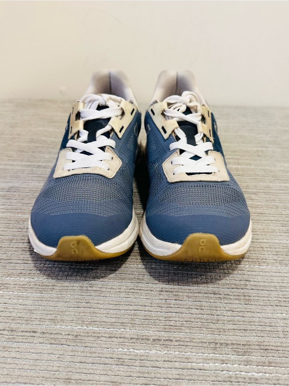 On Cloudrift Women's Walking Shoes Metal/Navy Blue Beige Size US 8 / EU 39 - Picture 3 of 11